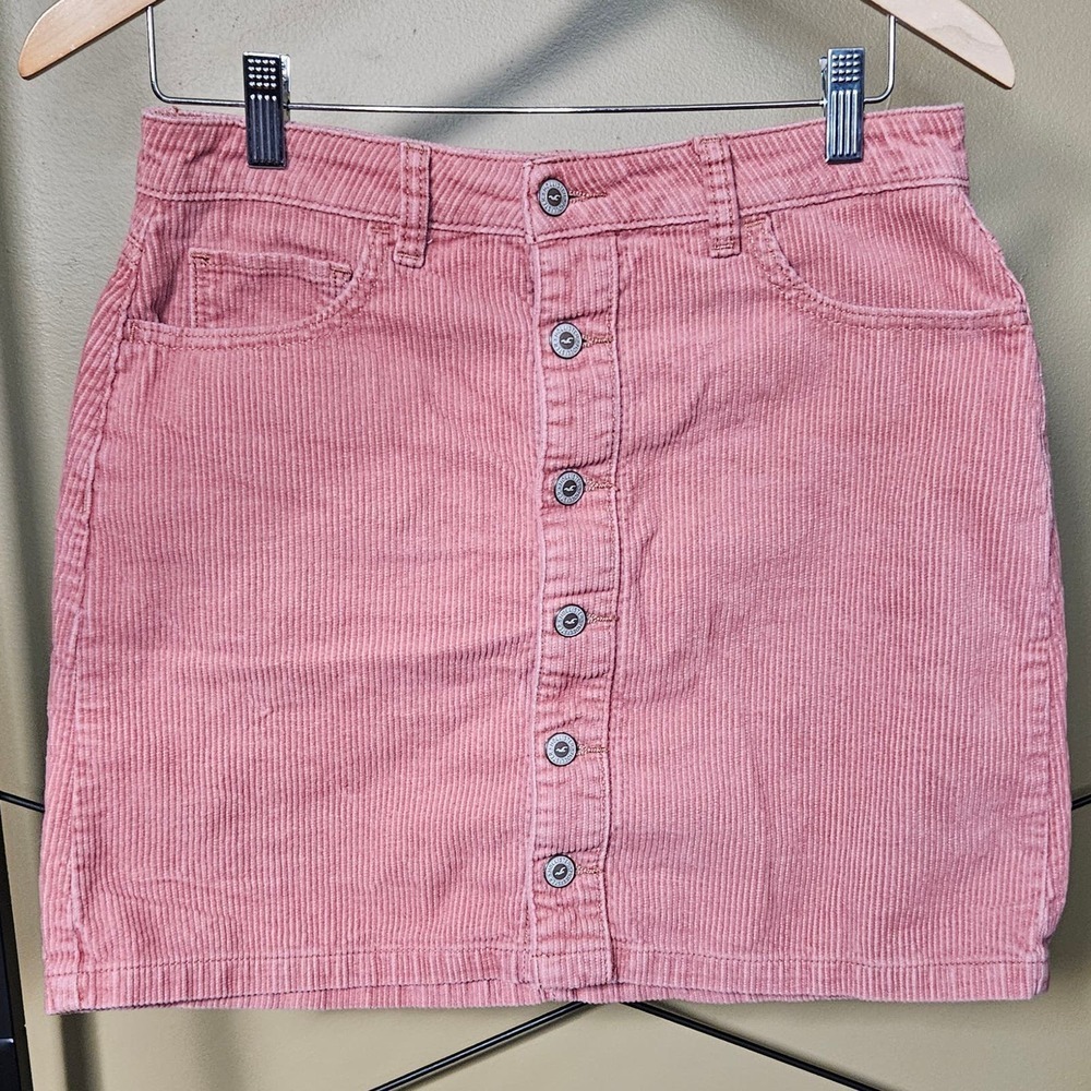 Hollister Corduroy Hig-Rise Skirt Size 11/30 - Picture 3 of 10